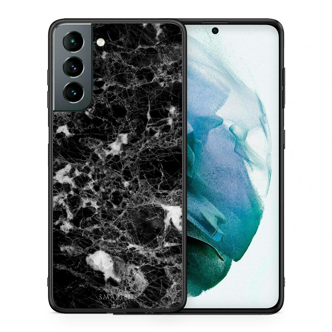 Θήκη Samsung S21 Male Marble από τη Smartfits με σχέδιο στο πίσω μέρος και μαύρο περίβλημα | Samsung S21 Male Marble case with colorful back and black bezels