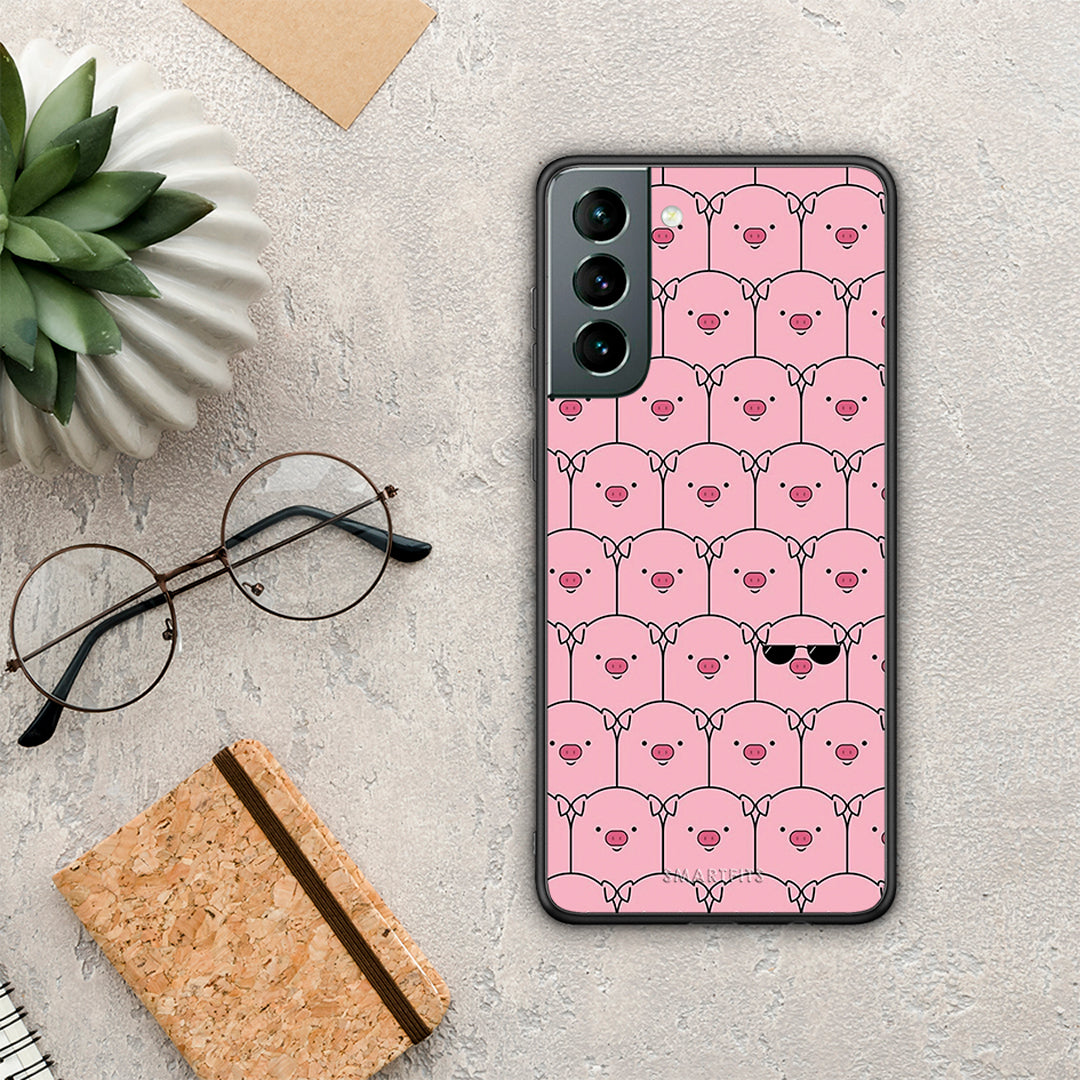 Pig Glasses - Samsung Galaxy S21 case