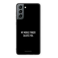 Thumbnail for Samsung S21 Salute θήκη από τη Smartfits με σχέδιο στο πίσω μέρος και μαύρο περίβλημα | Smartphone case with colorful back and black bezels by Smartfits