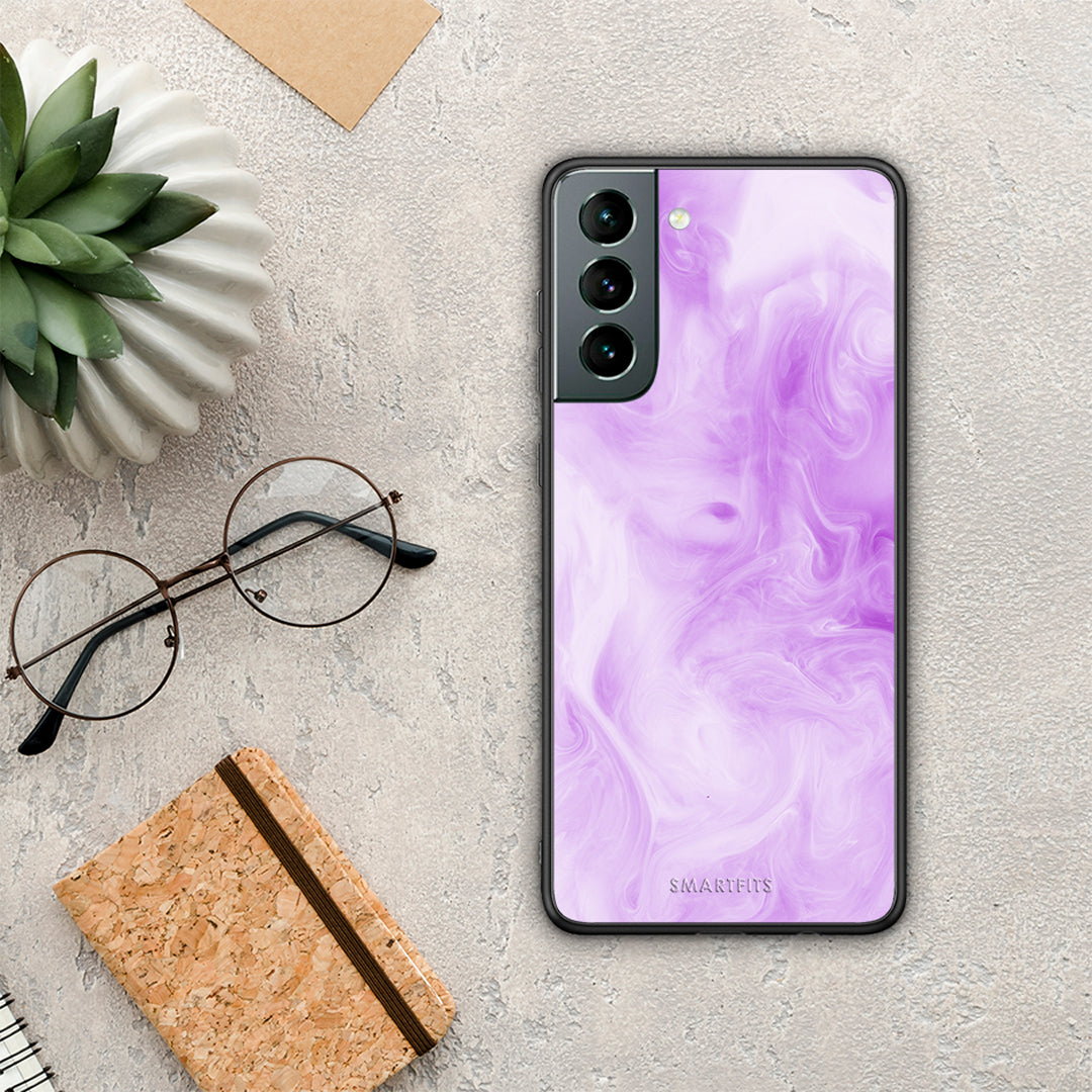 Watercolor Lavender - Samsung Galaxy S21 case