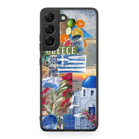 Thumbnail for Samsung S22 All Greek Θήκη από τη Smartfits με σχέδιο στο πίσω μέρος και μαύρο περίβλημα | Smartphone case with colorful back and black bezels by Smartfits