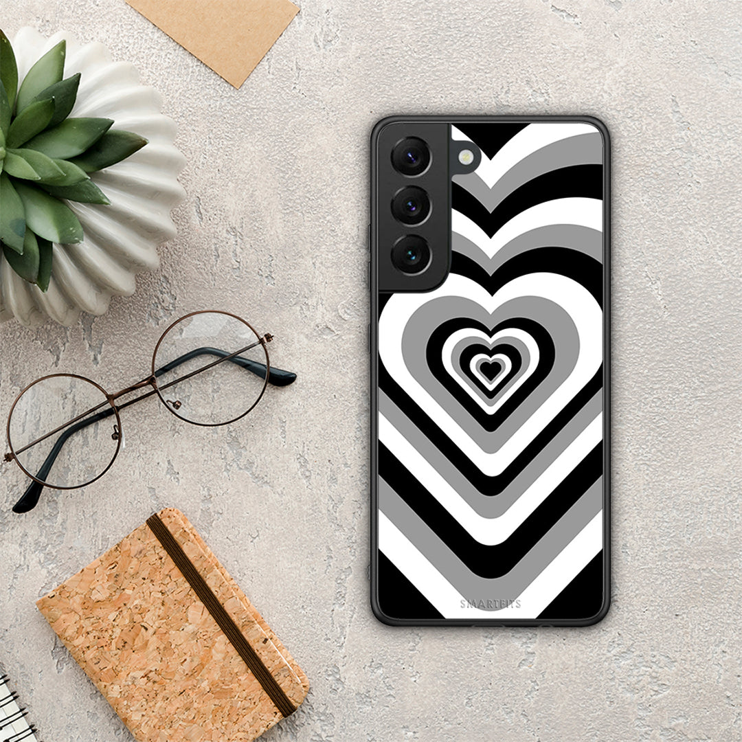 Black Hearts - Samsung Galaxy S22 case