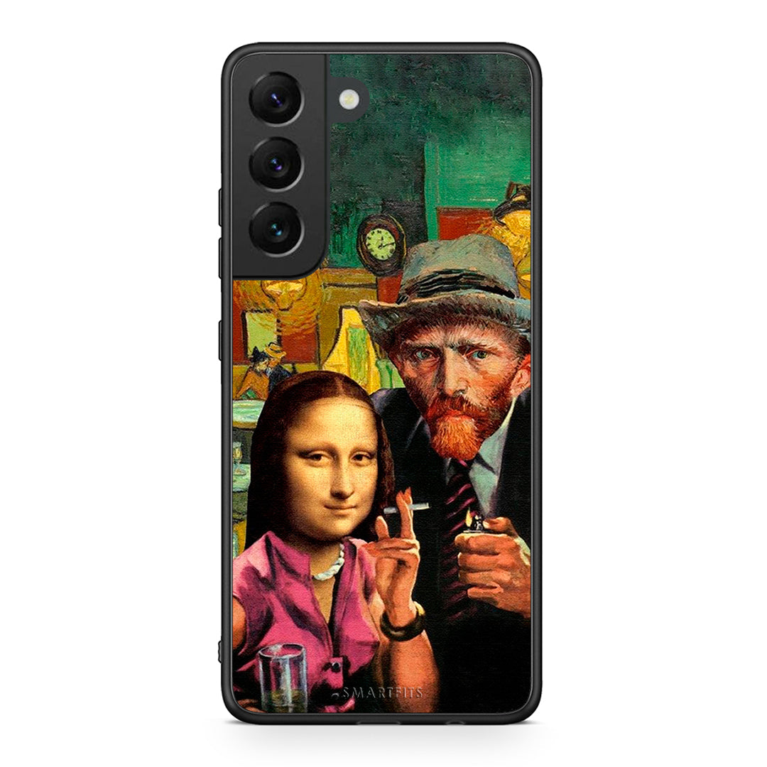 Samsung S22 Funny Art θήκη από τη Smartfits με σχέδιο στο πίσω μέρος και μαύρο περίβλημα | Smartphone case with colorful back and black bezels by Smartfits