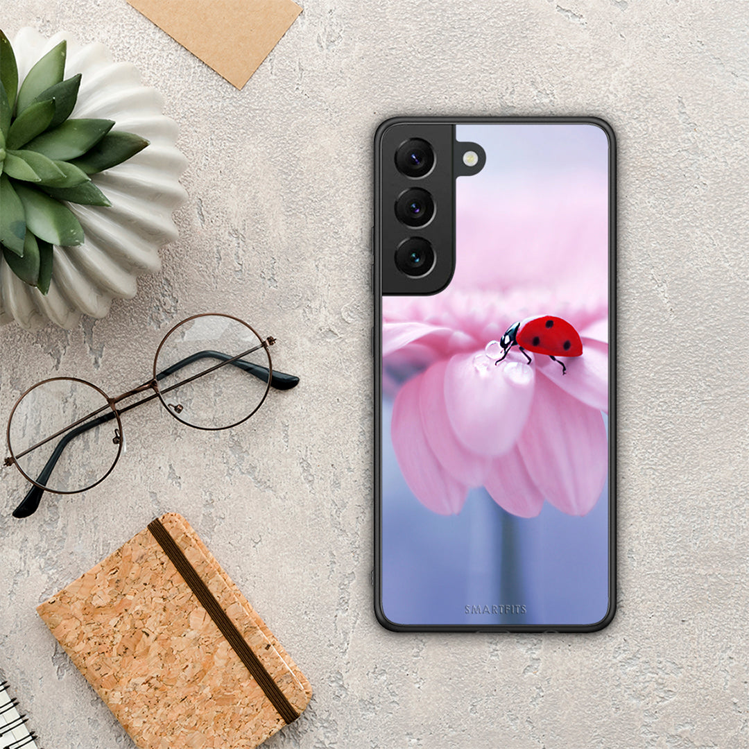 Ladybug Flower - Samsung Galaxy S22 case