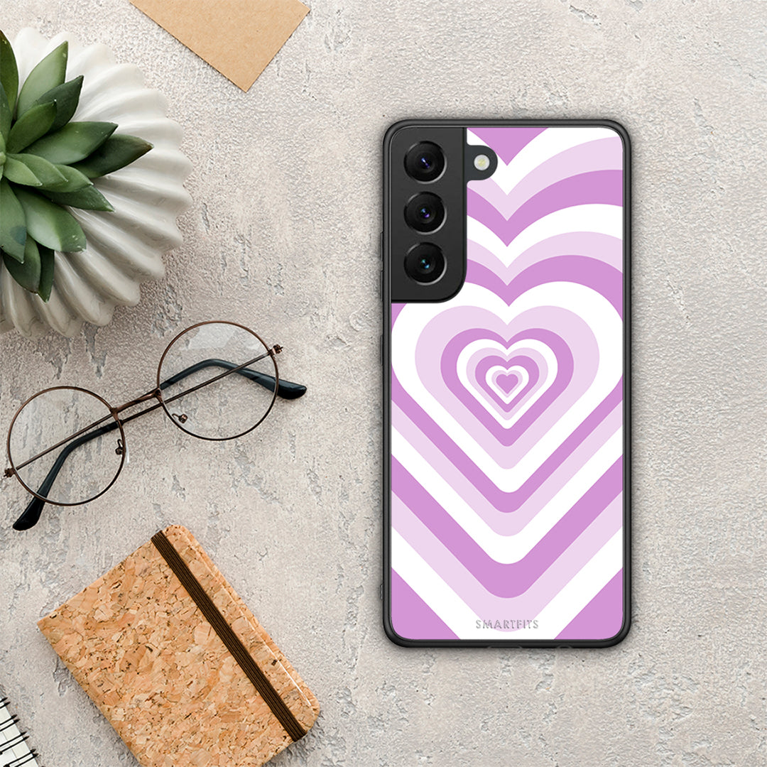 Lilac Hearts - Samsung Galaxy S22 case