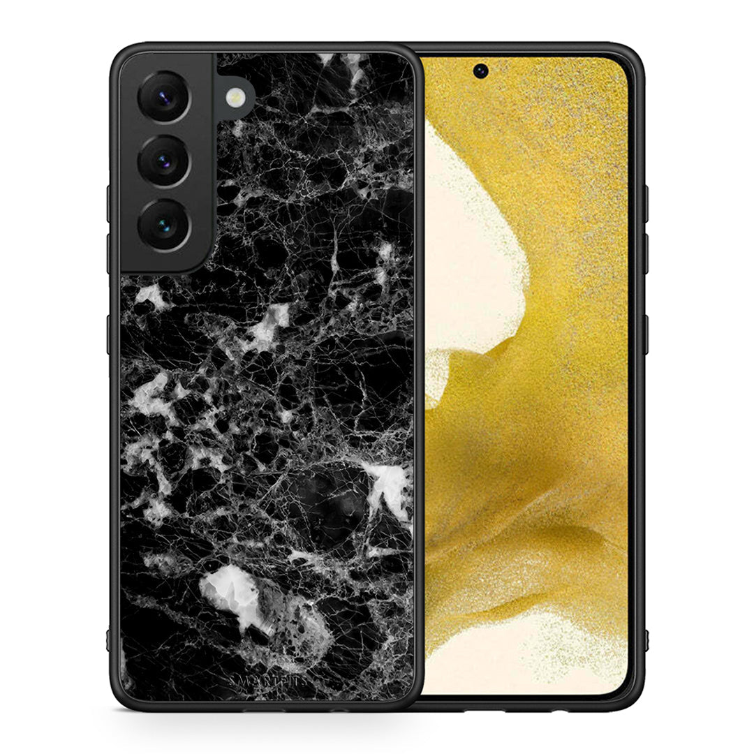 Θήκη Samsung S22 Male Marble από τη Smartfits με σχέδιο στο πίσω μέρος και μαύρο περίβλημα | Samsung S22 Male Marble case with colorful back and black bezels