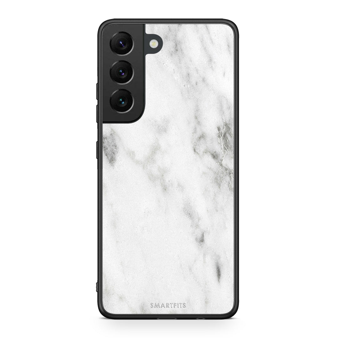 2 - Samsung S22 White marble case, cover, bumper