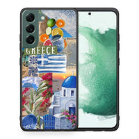 Thumbnail for Θήκη Samsung S22 Plus All Greek από τη Smartfits με σχέδιο στο πίσω μέρος και μαύρο περίβλημα | Samsung S22 Plus All Greek case with colorful back and black bezels