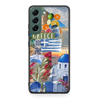 Thumbnail for Samsung S22 Plus All Greek Θήκη από τη Smartfits με σχέδιο στο πίσω μέρος και μαύρο περίβλημα | Smartphone case with colorful back and black bezels by Smartfits