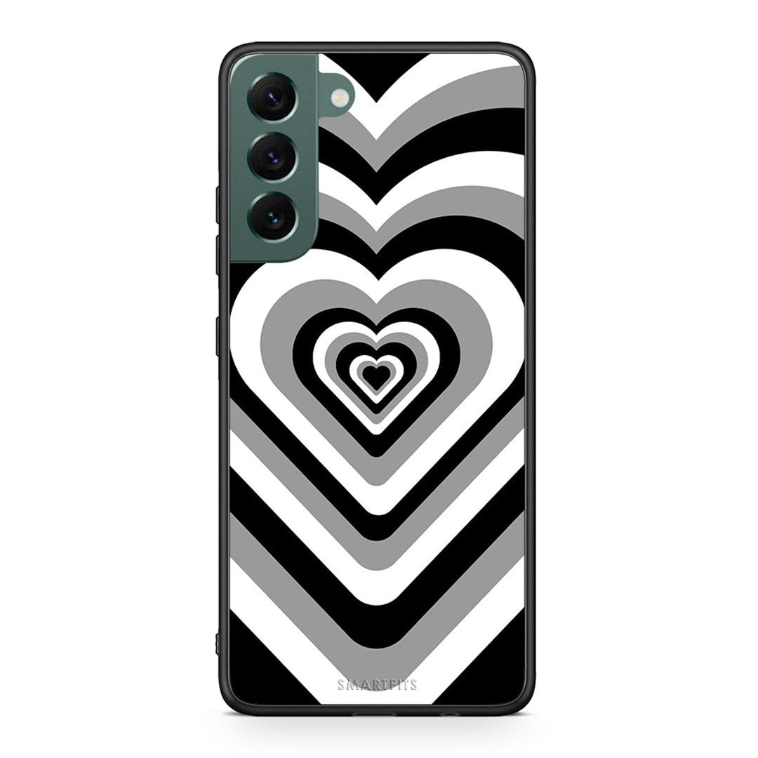 Samsung S22 Plus Black Hearts θήκη από τη Smartfits με σχέδιο στο πίσω μέρος και μαύρο περίβλημα | Smartphone case with colorful back and black bezels by Smartfits