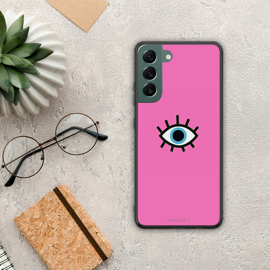 Blue Eye Pink - Samsung Galaxy S22 Plus case