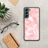 Thumbnail for Boho Pink Feather - Samsung Galaxy S22 Plus case