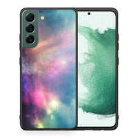 Thumbnail for Θήκη Samsung S22 Plus Rainbow Galaxy από τη Smartfits με σχέδιο στο πίσω μέρος και μαύρο περίβλημα | Samsung S22 Plus Rainbow Galaxy case with colorful back and black bezels