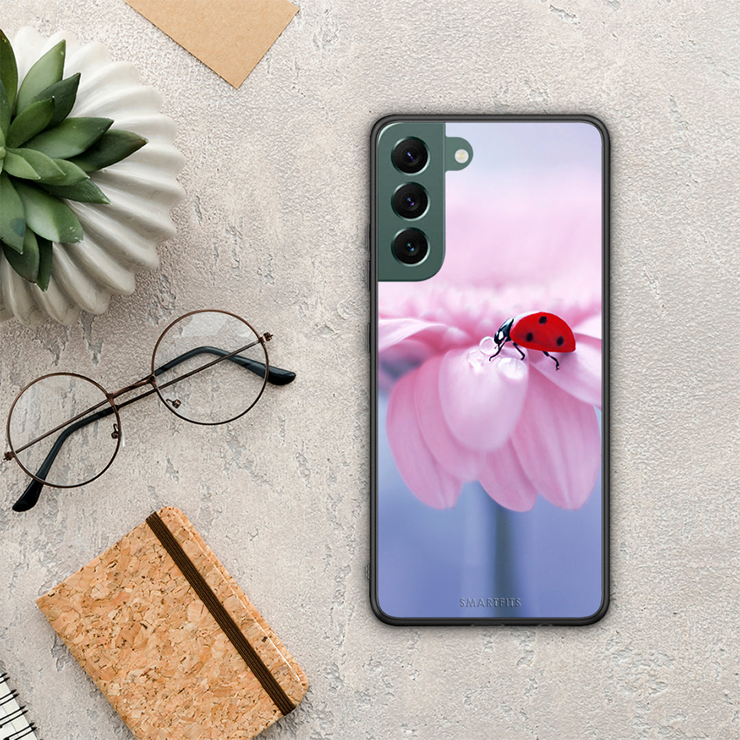 Ladybug Flower - Samsung Galaxy S22 Plus case