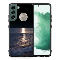 Thumbnail for Θήκη Samsung S22 Plus Moon Landscape από τη Smartfits με σχέδιο στο πίσω μέρος και μαύρο περίβλημα | Samsung S22 Plus Moon Landscape case with colorful back and black bezels