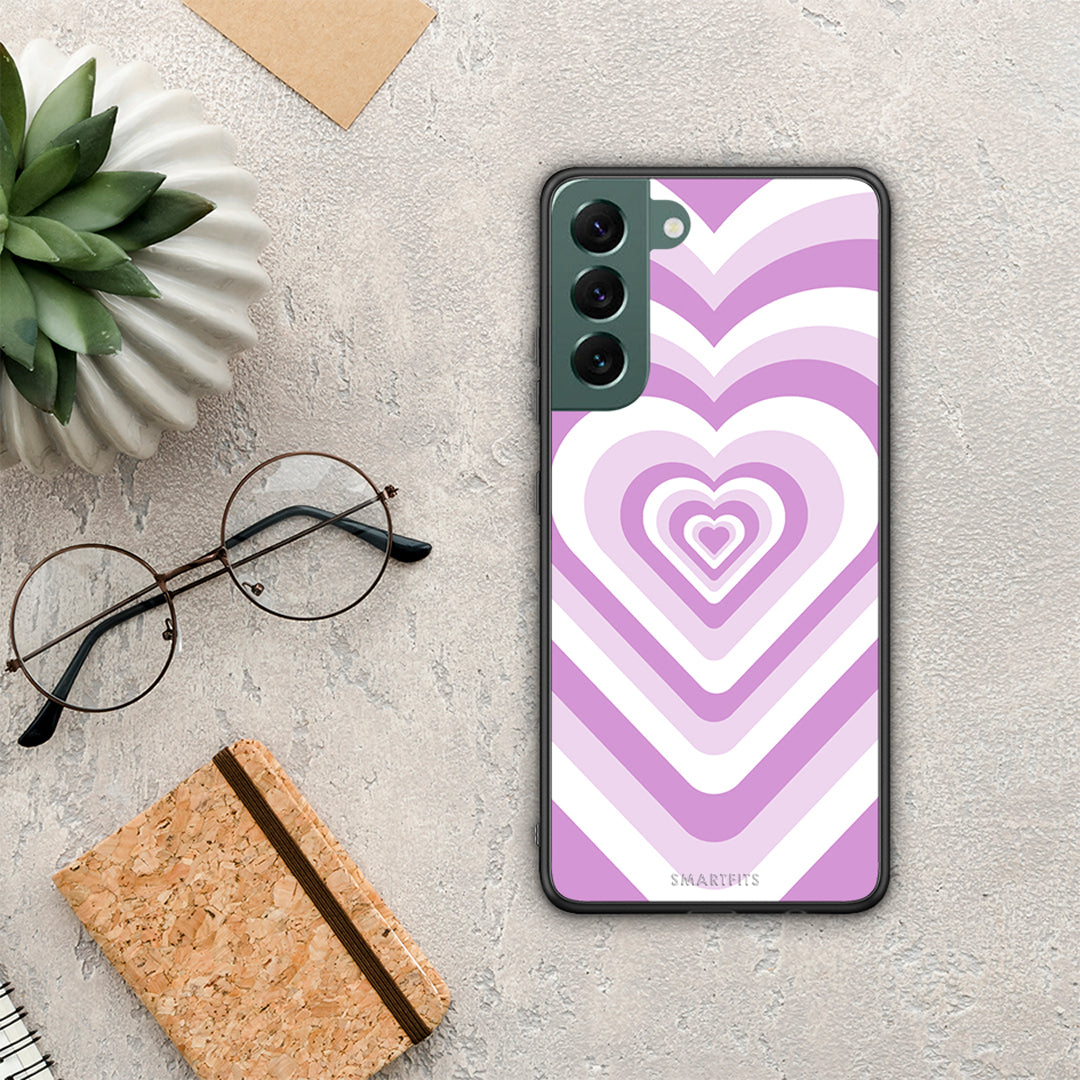 Lilac Hearts - Samsung Galaxy S22 Plus case
