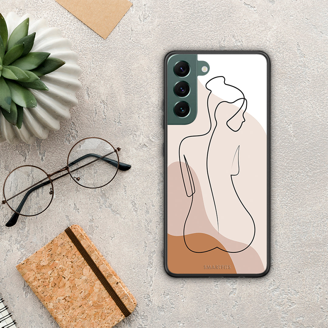 Lineart Woman - Samsung Galaxy S22 Plus case