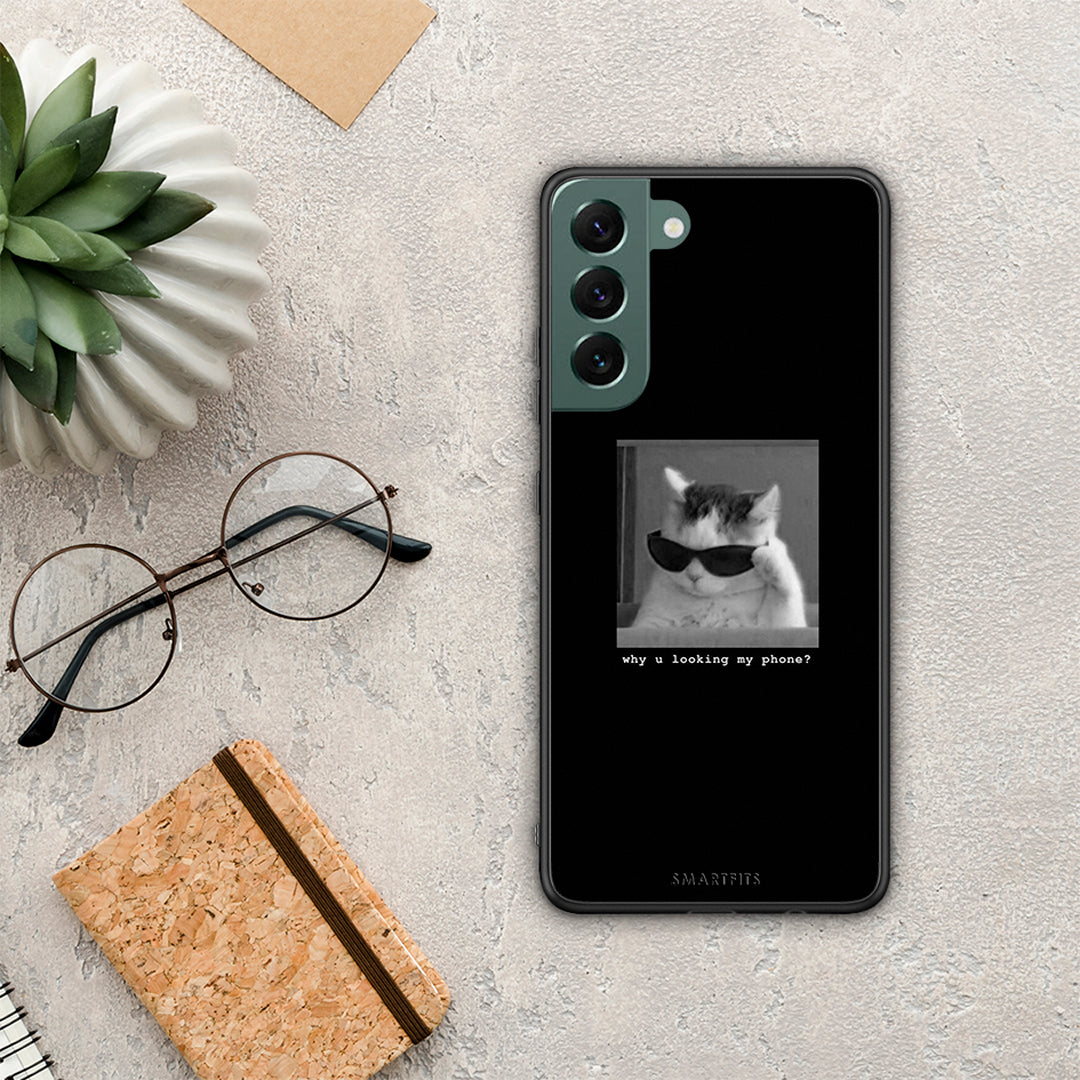 Meme Cat - Samsung Galaxy S22 Plus case