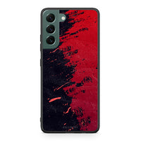 Thumbnail for Samsung S22 Plus Red Paint Θήκη Αγίου Βαλεντίνου από τη Smartfits με σχέδιο στο πίσω μέρος και μαύρο περίβλημα | Smartphone case with colorful back and black bezels by Smartfits