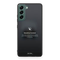 Thumbnail for Samsung S22 Plus Sensitive Content θήκη από τη Smartfits με σχέδιο στο πίσω μέρος και μαύρο περίβλημα | Smartphone case with colorful back and black bezels by Smartfits