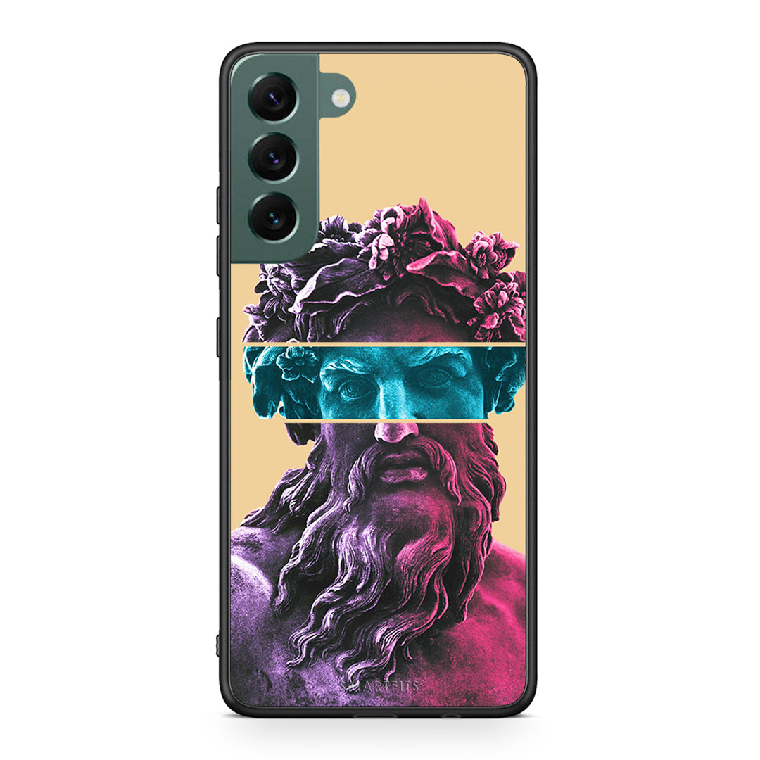 Samsung S22 Plus Zeus Art Θήκη Αγίου Βαλεντίνου από τη Smartfits με σχέδιο στο πίσω μέρος και μαύρο περίβλημα | Smartphone case with colorful back and black bezels by Smartfits