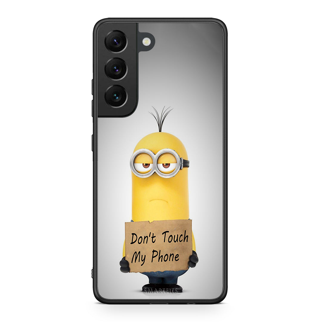 4 - Samsung S22 Minion Text case, cover, bumper