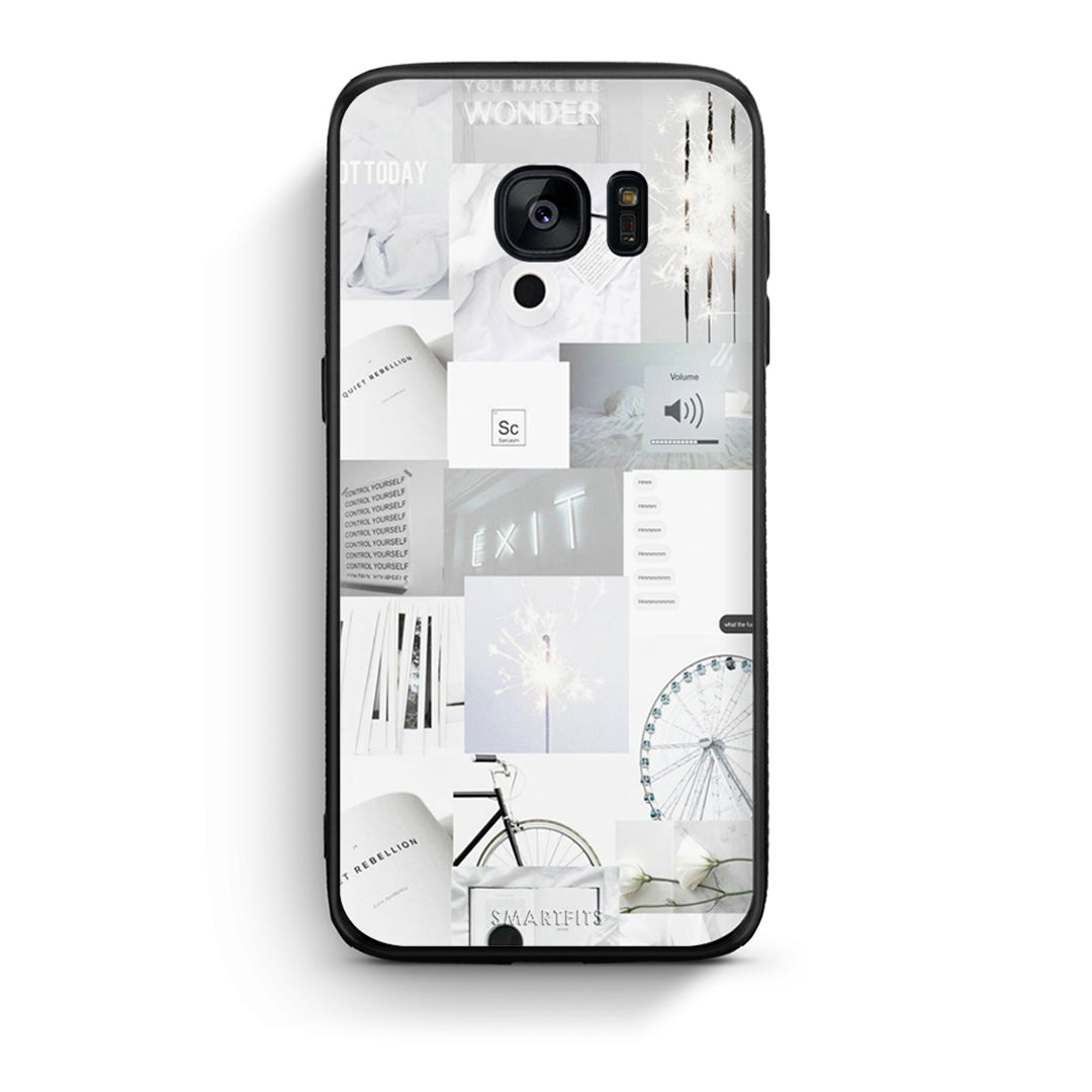 samsung s7 Collage Make Me Wonder Θήκη Αγίου Βαλεντίνου από τη Smartfits με σχέδιο στο πίσω μέρος και μαύρο περίβλημα | Smartphone case with colorful back and black bezels by Smartfits