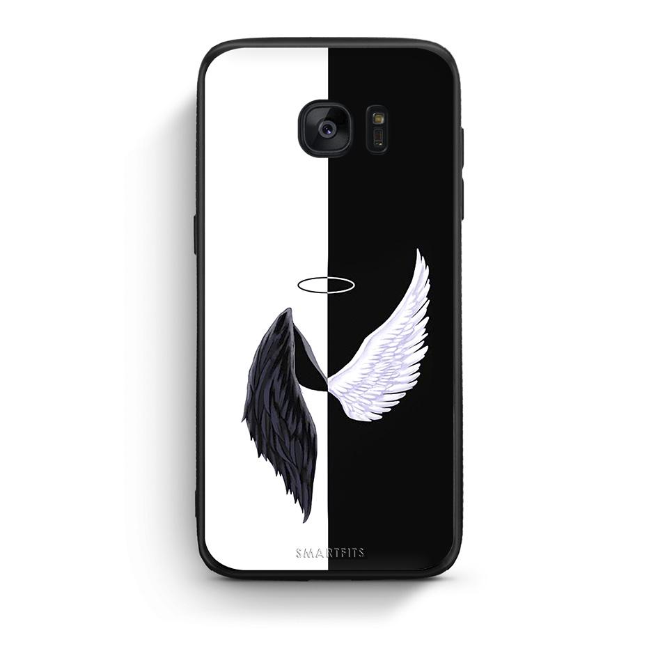 samsung s7 edge Angels Demons θήκη από τη Smartfits με σχέδιο στο πίσω μέρος και μαύρο περίβλημα | Smartphone case with colorful back and black bezels by Smartfits