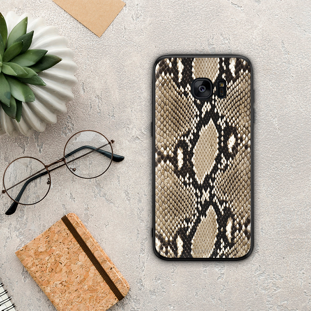 Animal Fashion Snake - Samsung Galaxy S7 Edge case