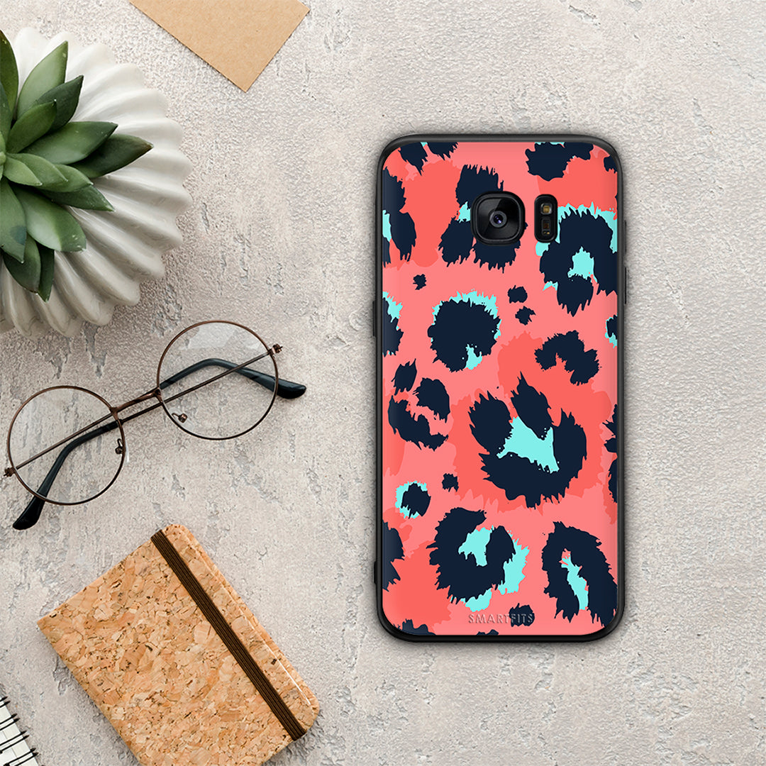 Animal Pink Leopard - Samsung Galaxy S7 Edge case