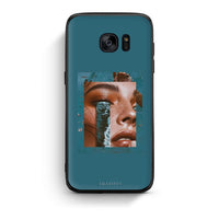 Thumbnail for samsung s7 Cry An Ocean θήκη από τη Smartfits με σχέδιο στο πίσω μέρος και μαύρο περίβλημα | Smartphone case with colorful back and black bezels by Smartfits