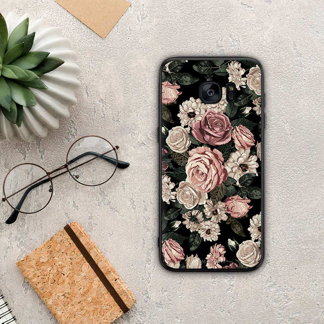 Flower Wild Roses - Samsung Galaxy S7 case