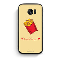 Thumbnail for samsung s7 Fries Before Guys Θήκη Αγίου Βαλεντίνου από τη Smartfits με σχέδιο στο πίσω μέρος και μαύρο περίβλημα | Smartphone case with colorful back and black bezels by Smartfits