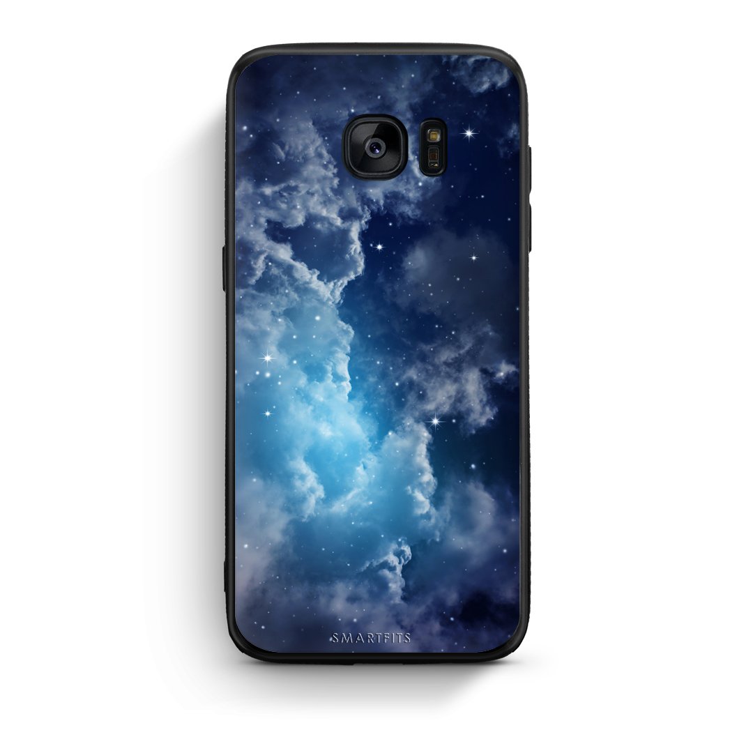 104 - samsung galaxy s7 edge Blue Sky Galaxy case, cover, bumper