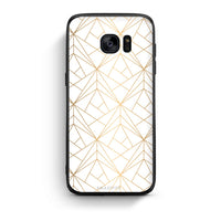 Thumbnail for 111 - samsung galaxy s7 Luxury White Geometric case, cover, bumper