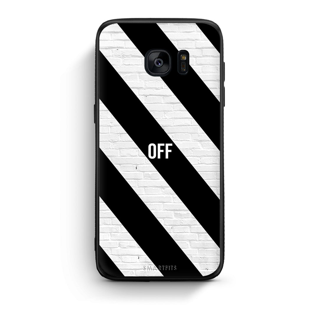 samsung s7 Get Off θήκη από τη Smartfits με σχέδιο στο πίσω μέρος και μαύρο περίβλημα | Smartphone case with colorful back and black bezels by Smartfits