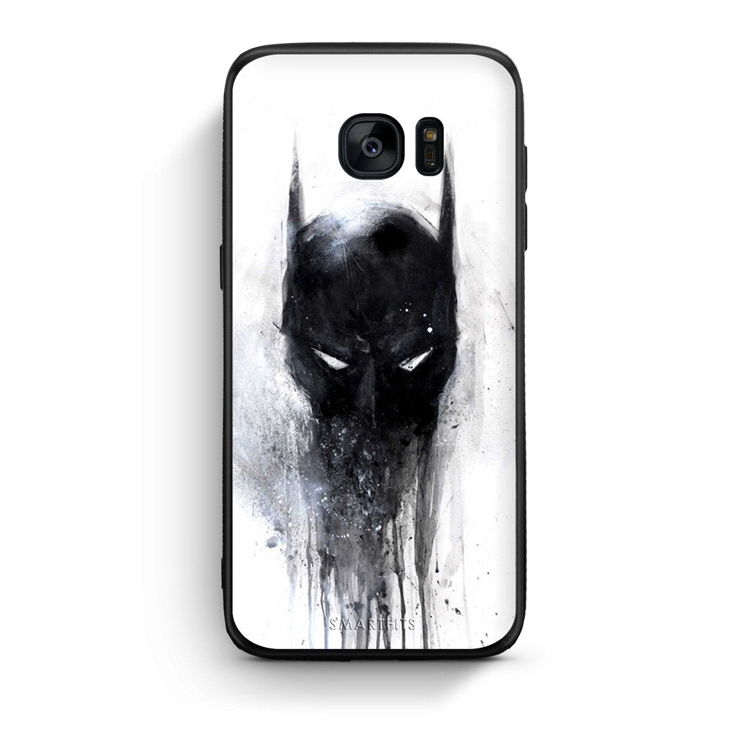 4 - samsung s7 edge Paint Bat Hero case, cover, bumper