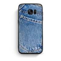 Thumbnail for samsung s7 Jeans Pocket θήκη από τη Smartfits με σχέδιο στο πίσω μέρος και μαύρο περίβλημα | Smartphone case with colorful back and black bezels by Smartfits
