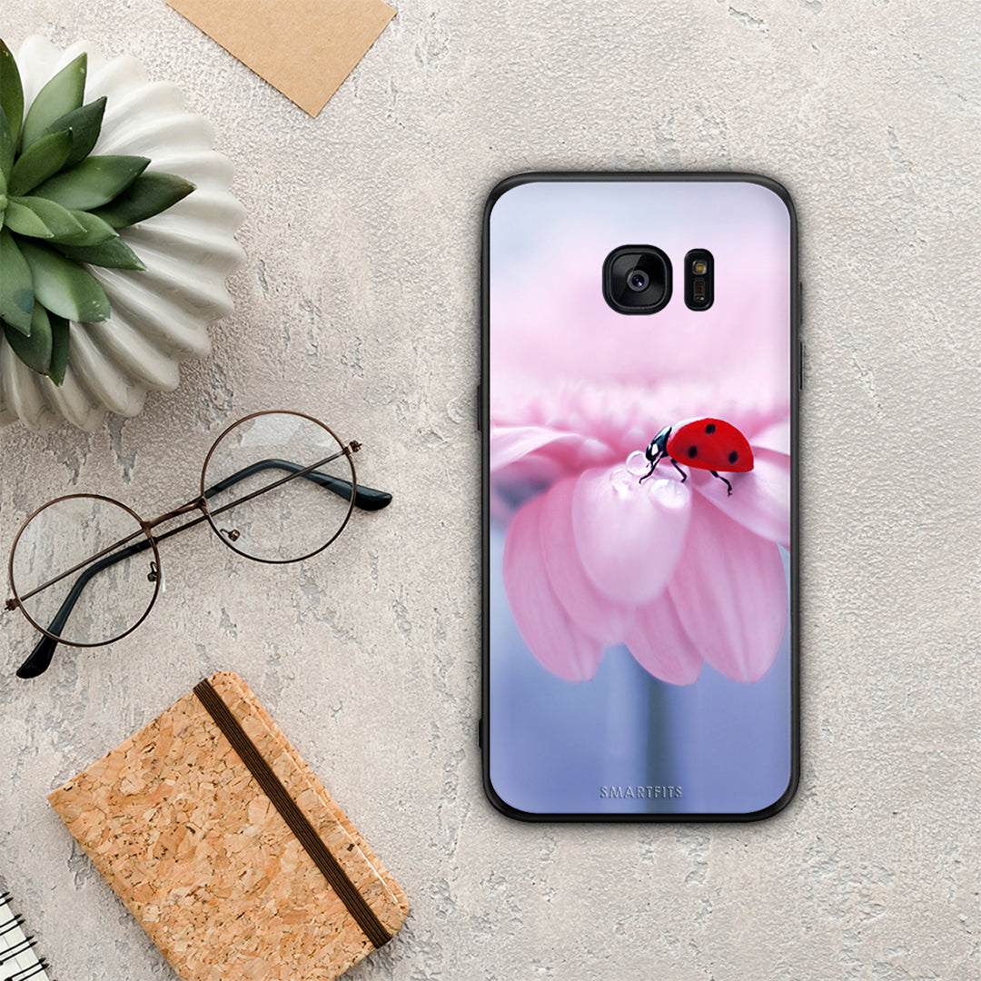 Ladybug Flower - Samsung Galaxy S7