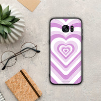 Thumbnail for Lilac Hearts - Samsung Galaxy S7