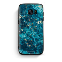 Thumbnail for samsung s7 edge Marble Blue θήκη από τη Smartfits με σχέδιο στο πίσω μέρος και μαύρο περίβλημα | Smartphone case with colorful back and black bezels by Smartfits