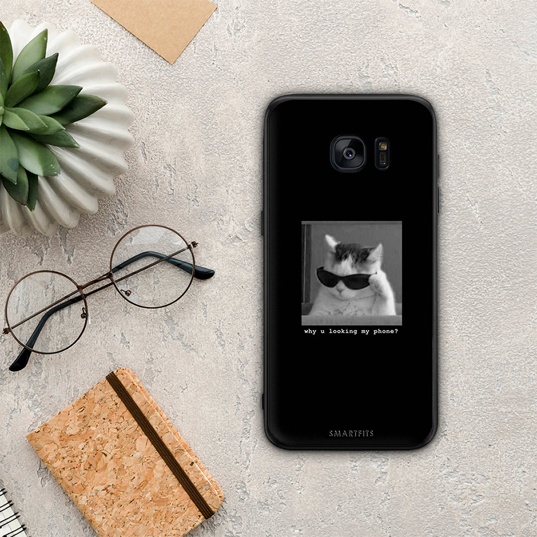 Meme Cat - Samsung Galaxy S7 Edge case