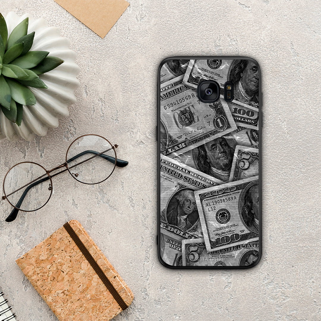 Money Dollars - Samsung Galaxy S7 Edge case