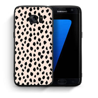 Thumbnail for Θήκη Samsung S7 Edge New Polka Dots από τη Smartfits με σχέδιο στο πίσω μέρος και μαύρο περίβλημα | Samsung S7 Edge New Polka Dots case with colorful back and black bezels