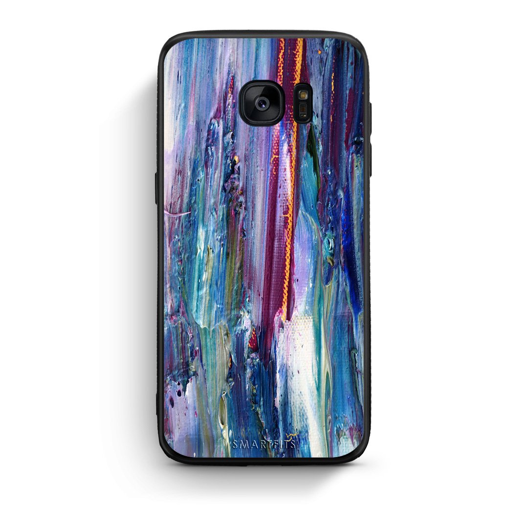 99 - samsung galaxy s7 Paint Winter case, cover, bumper