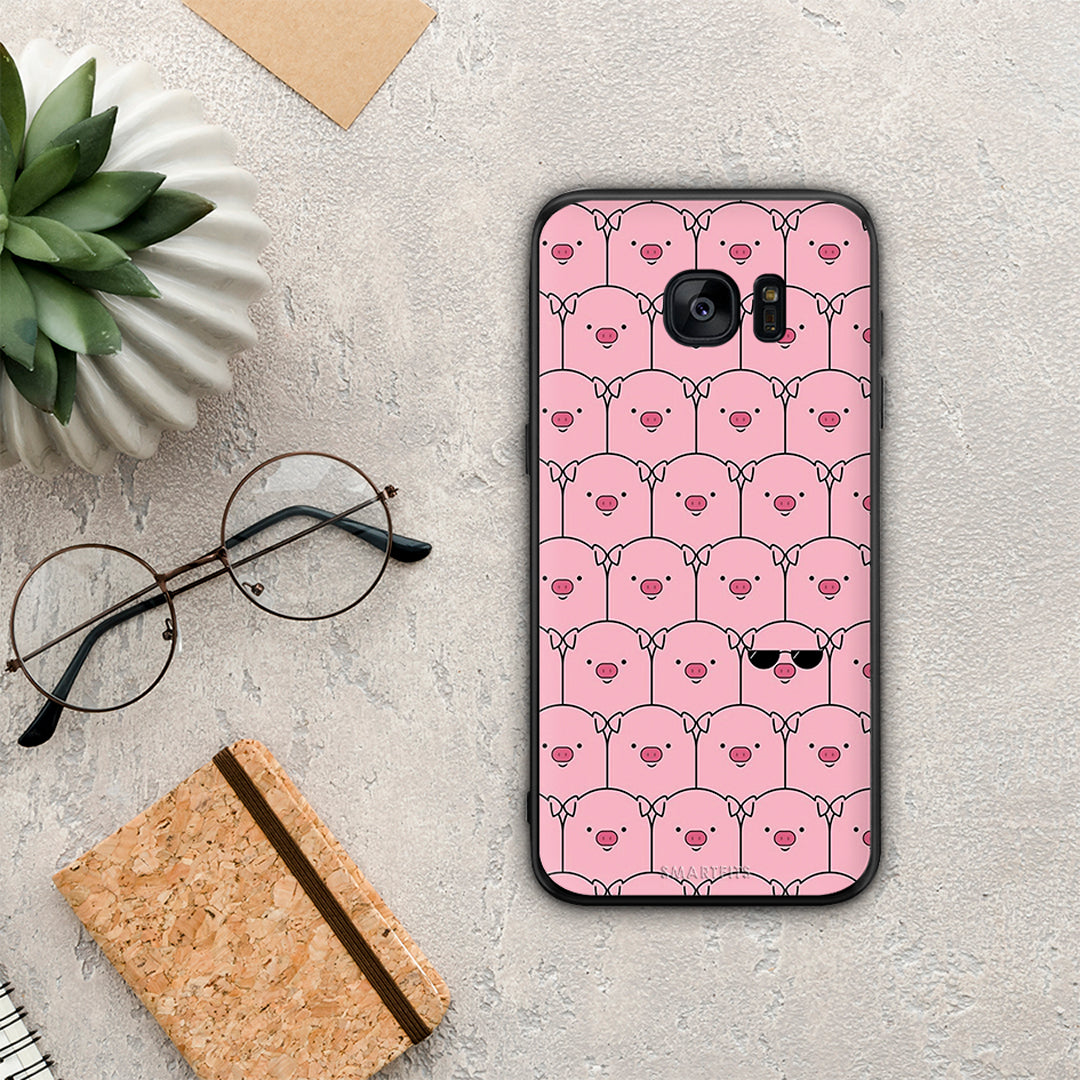 Pig Glasses - Samsung Galaxy S7 case