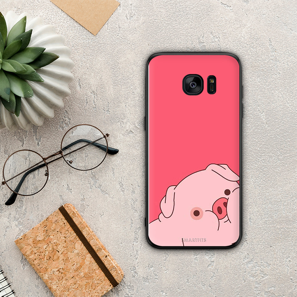 Pig Love 1 - Samsung Galaxy S7 Edge case