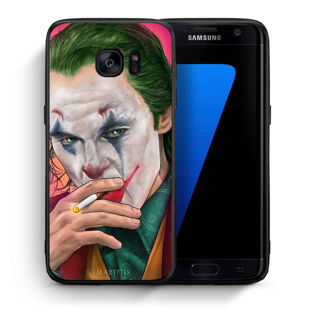Θήκη Samsung S7 Edge JokesOnU PopArt από τη Smartfits με σχέδιο στο πίσω μέρος και μαύρο περίβλημα | Samsung S7 Edge JokesOnU PopArt case with colorful back and black bezels