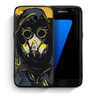 Thumbnail for Θήκη Samsung S7 Edge Mask PopArt από τη Smartfits με σχέδιο στο πίσω μέρος και μαύρο περίβλημα | Samsung S7 Edge Mask PopArt case with colorful back and black bezels