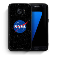 Thumbnail for Θήκη Samsung S7 Edge NASA PopArt από τη Smartfits με σχέδιο στο πίσω μέρος και μαύρο περίβλημα | Samsung S7 Edge NASA PopArt case with colorful back and black bezels